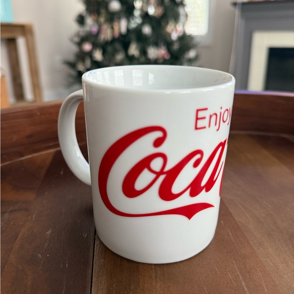 Coca Cola Classic Red and White Mug